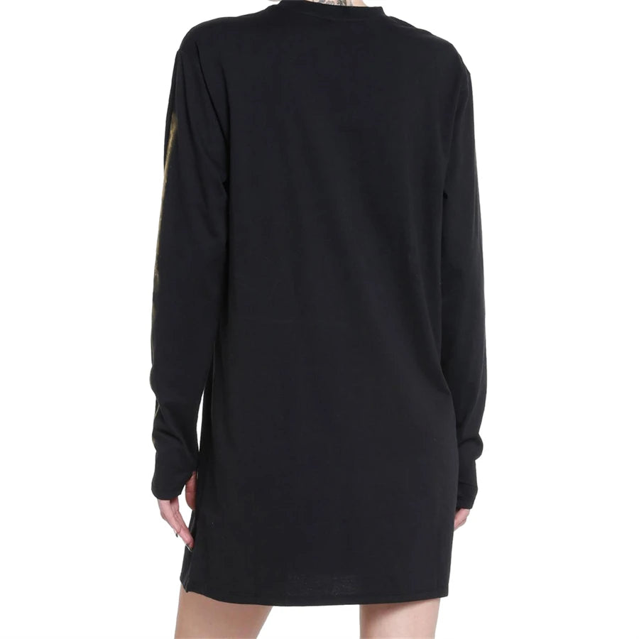 Gothic Skeleton Print Long Sleeve Crew Neck T-Shirt CascadeType Casual Grunge Punk Streetwear - Image 5