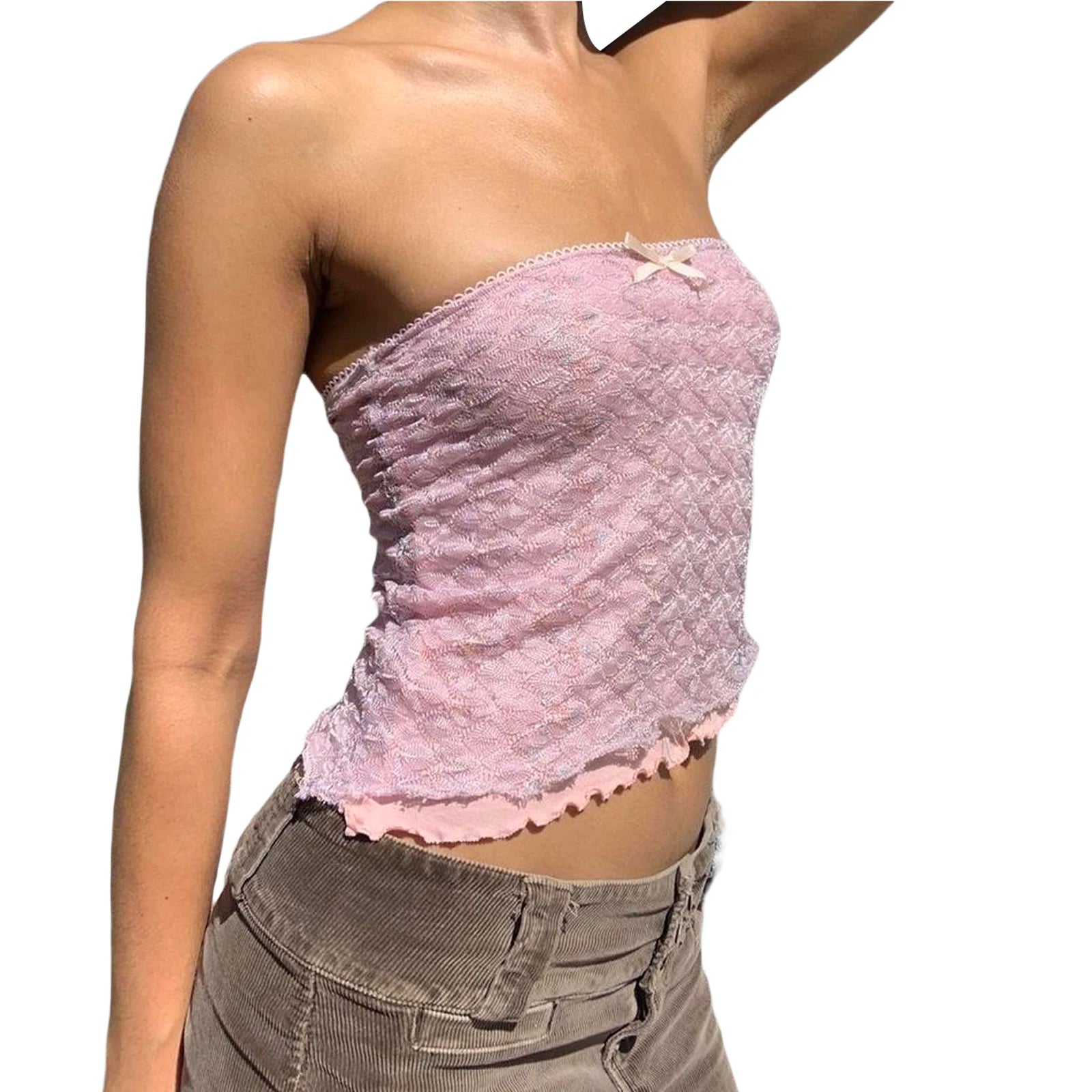 Y2K Sleeveless Crop Top Casual, Sexy, & Stylish for Women - Image 3