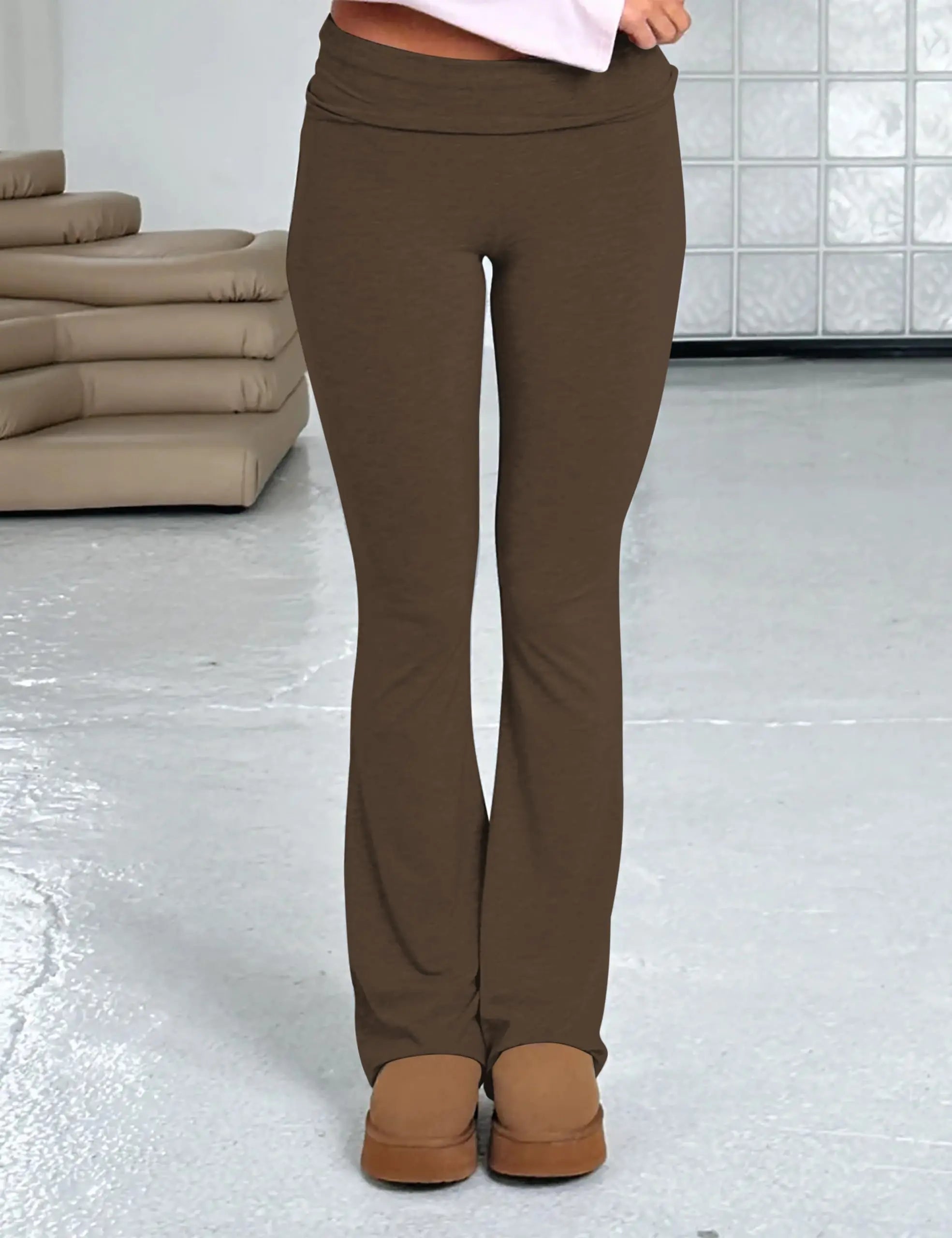 Comfy Women's Bootcut Yoga Pants with Flare Leggings- Lounge Streetwear - Image 7