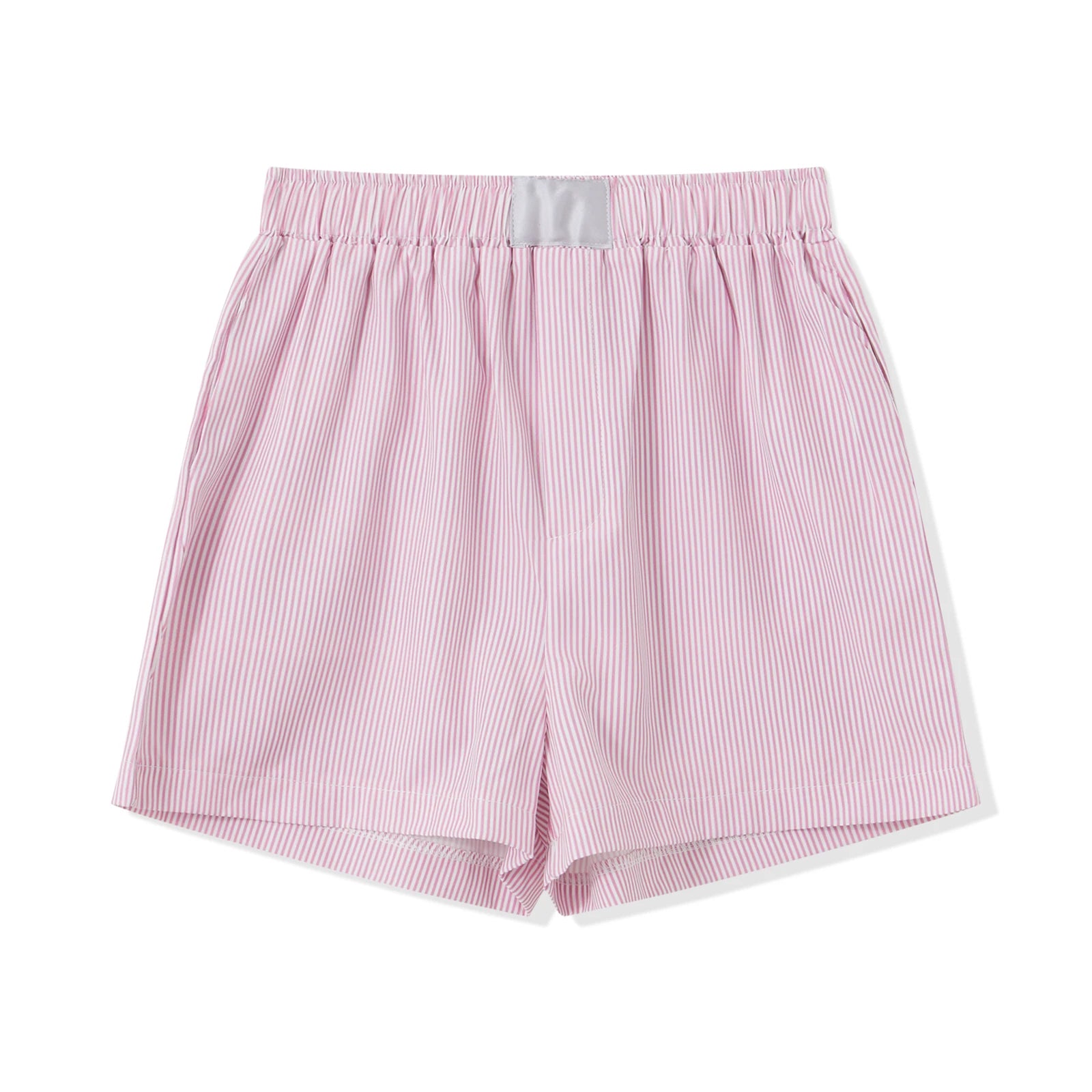 Striped high waist lounge shorts for women - cute sleepwear - Image 4