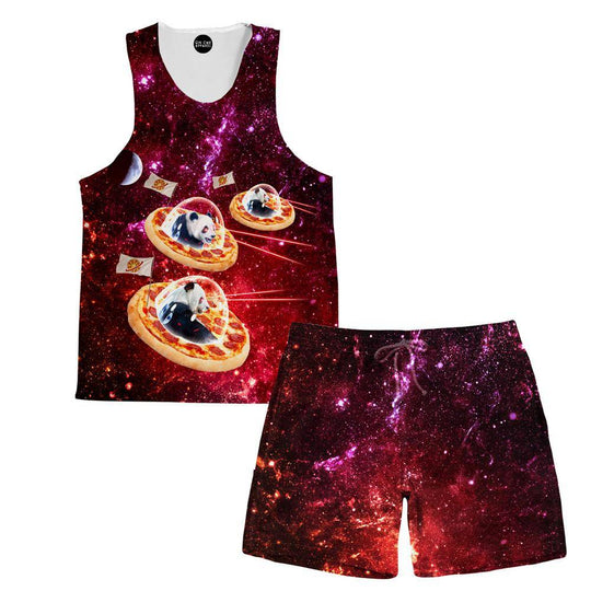 Fire and Ice Tank And Shorts Rave Outfit