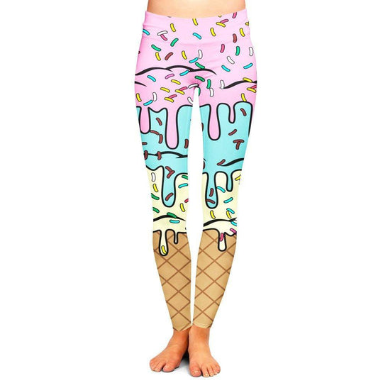 Acidic Drip Leggings, Festival Leggings, Rave Leggings