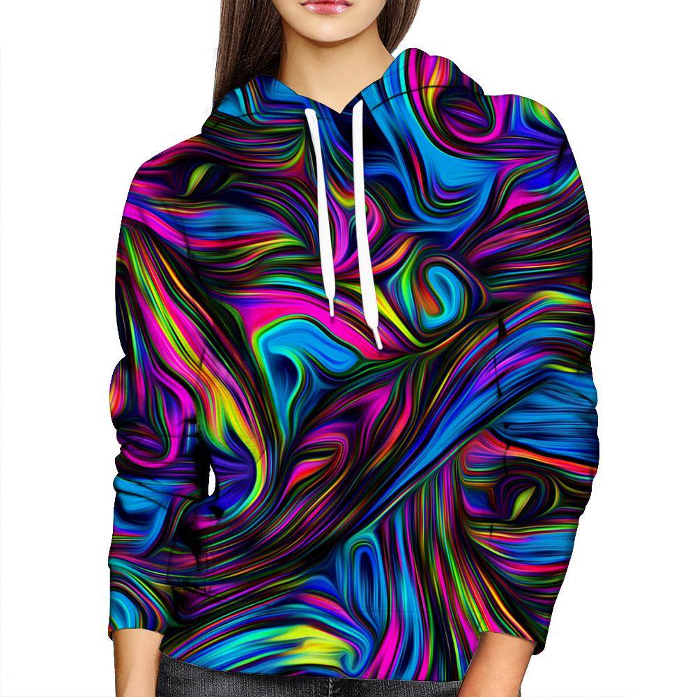 neon womens hoodie