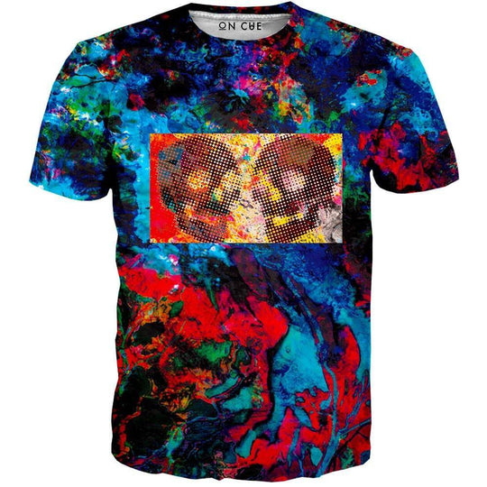 Skulls Boneyard Tie-Dye T-Shirt