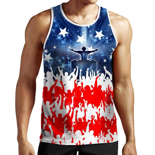 American Bud Tank and Shorts Rave Outfit