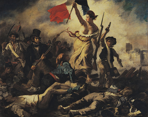 Liberty Leads the People to the appreciation of paintings