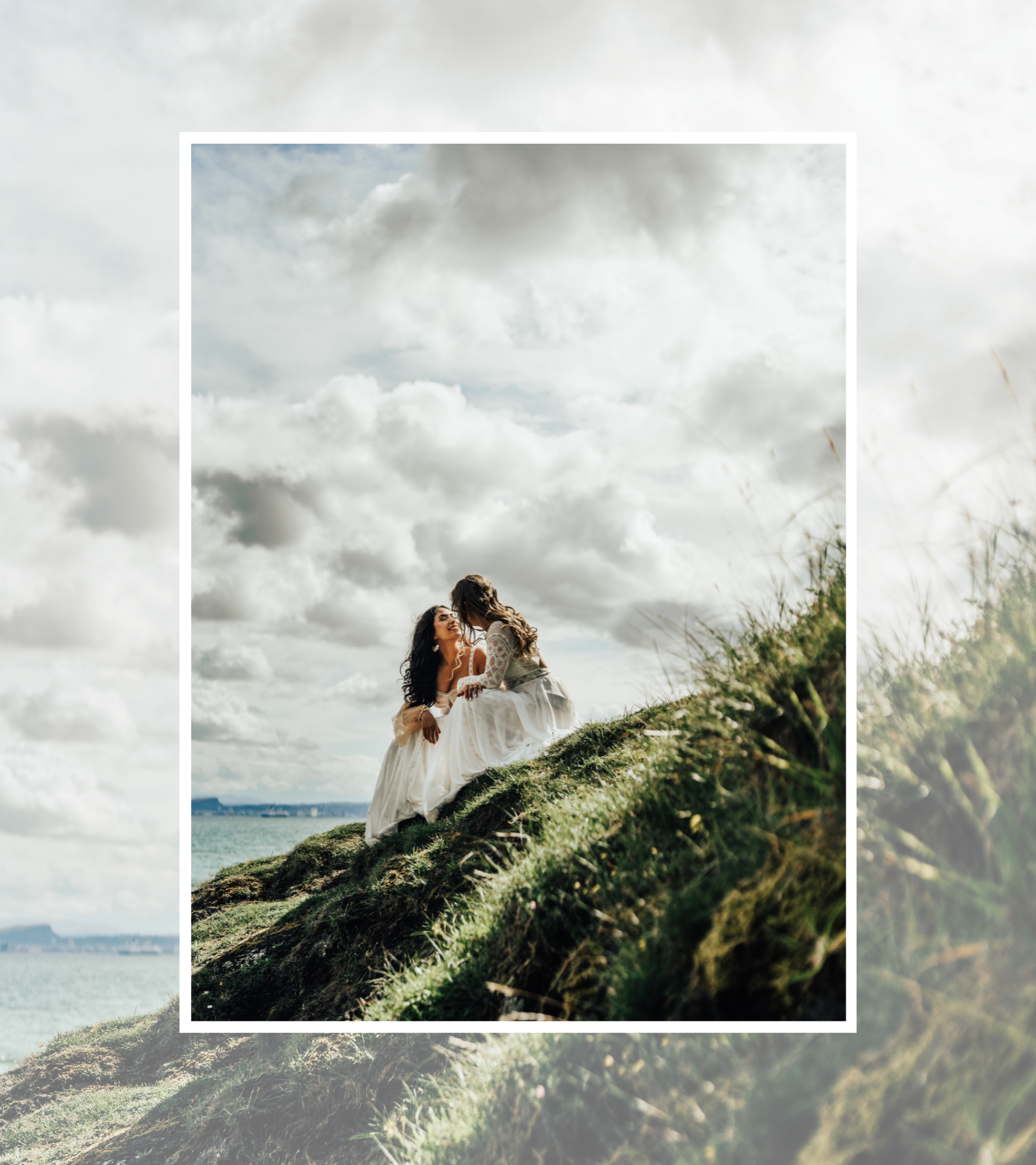 A Scottish Boho Coastal Wedding For Two Sea-loving Brides