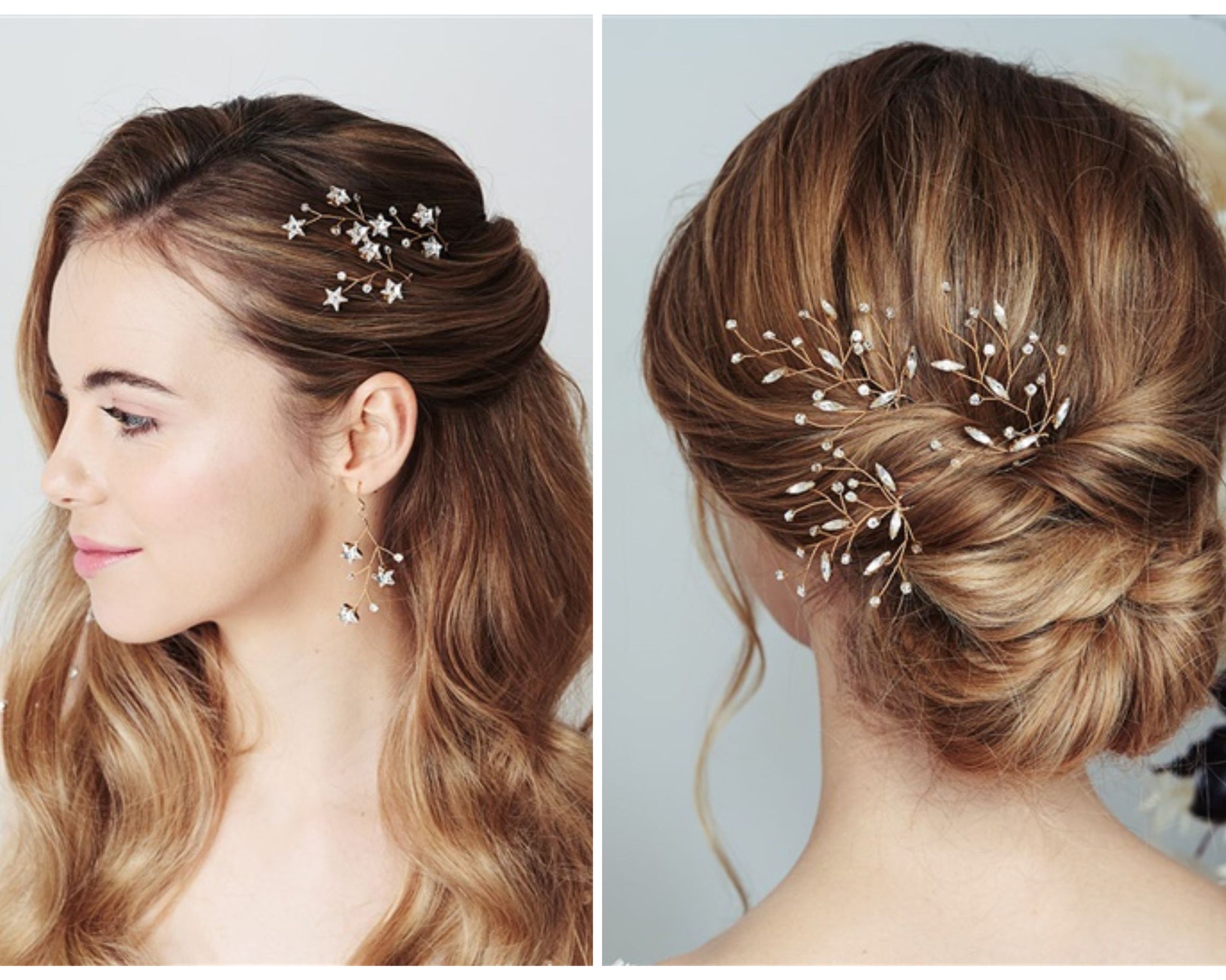 Small wedding hairpins