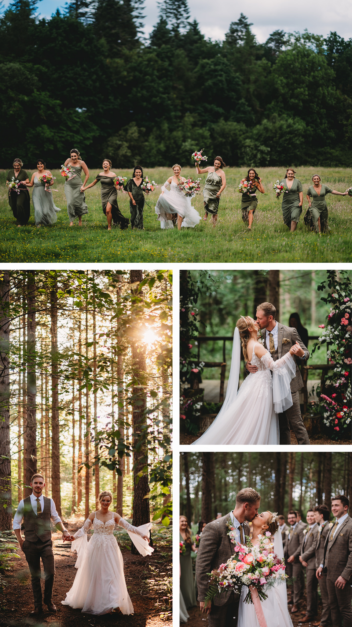 A fairytale forest wedding at Camp Katur
