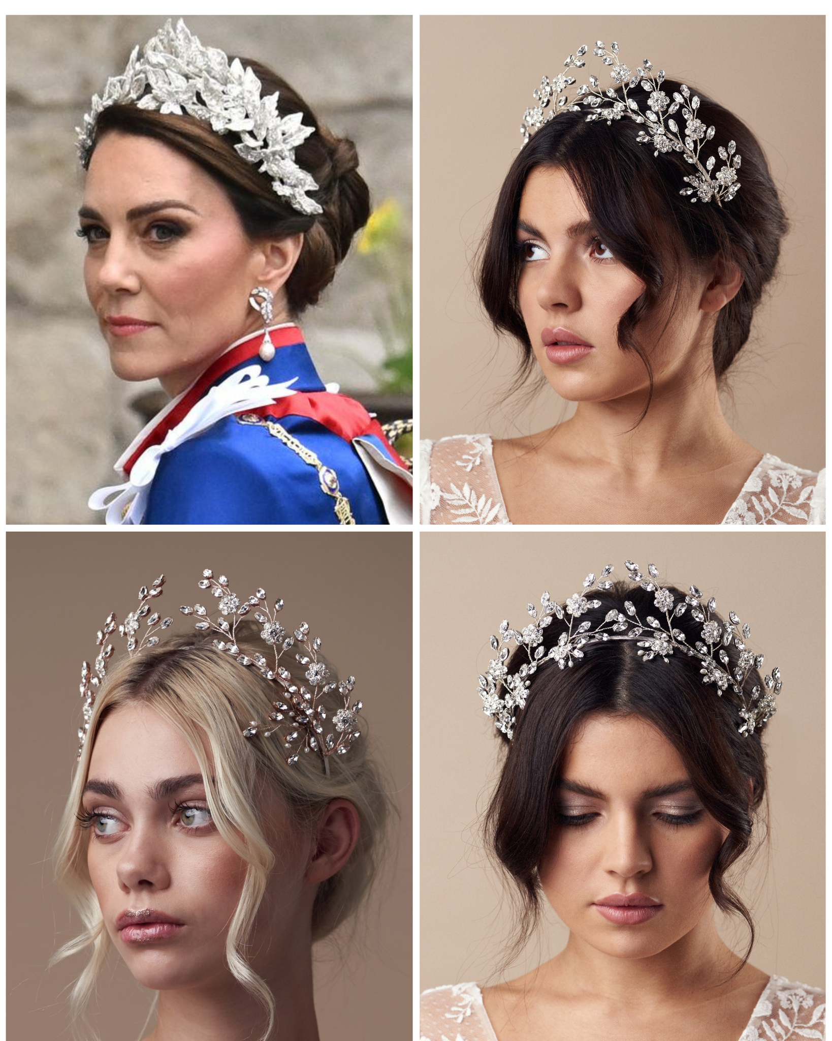 Crowns similar to the Princess of Wales' Coronation tiara - get the Kate Middleton look!