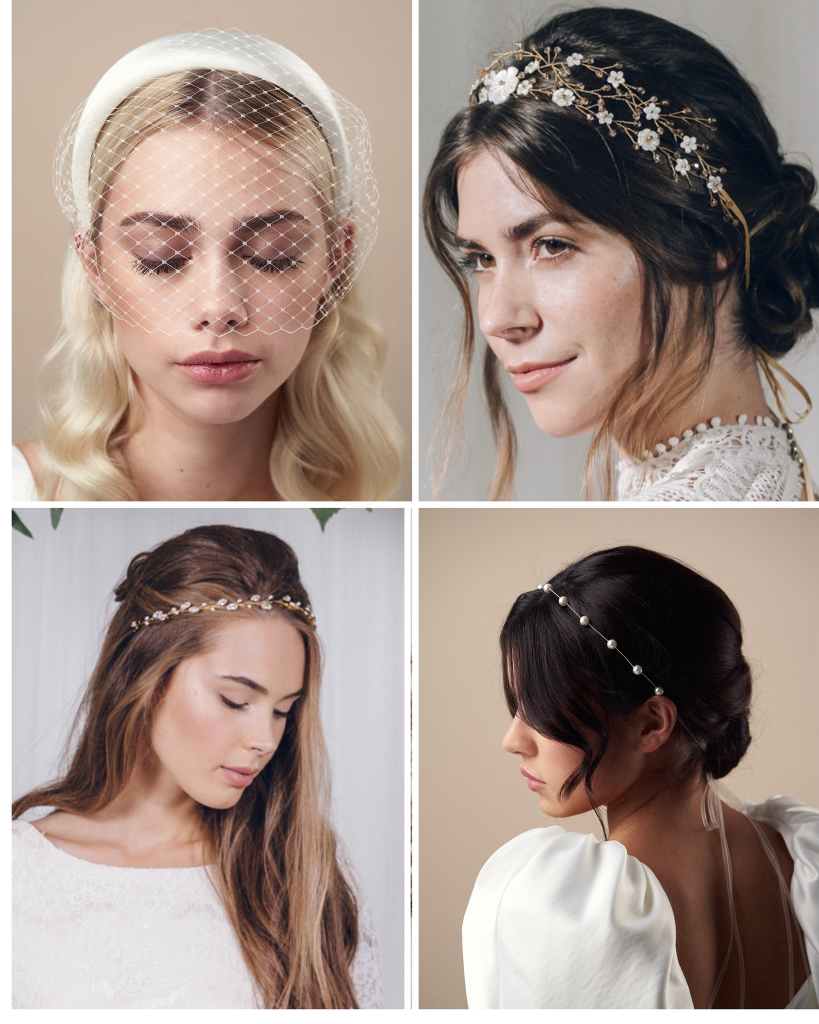 How to choose a wedding headband