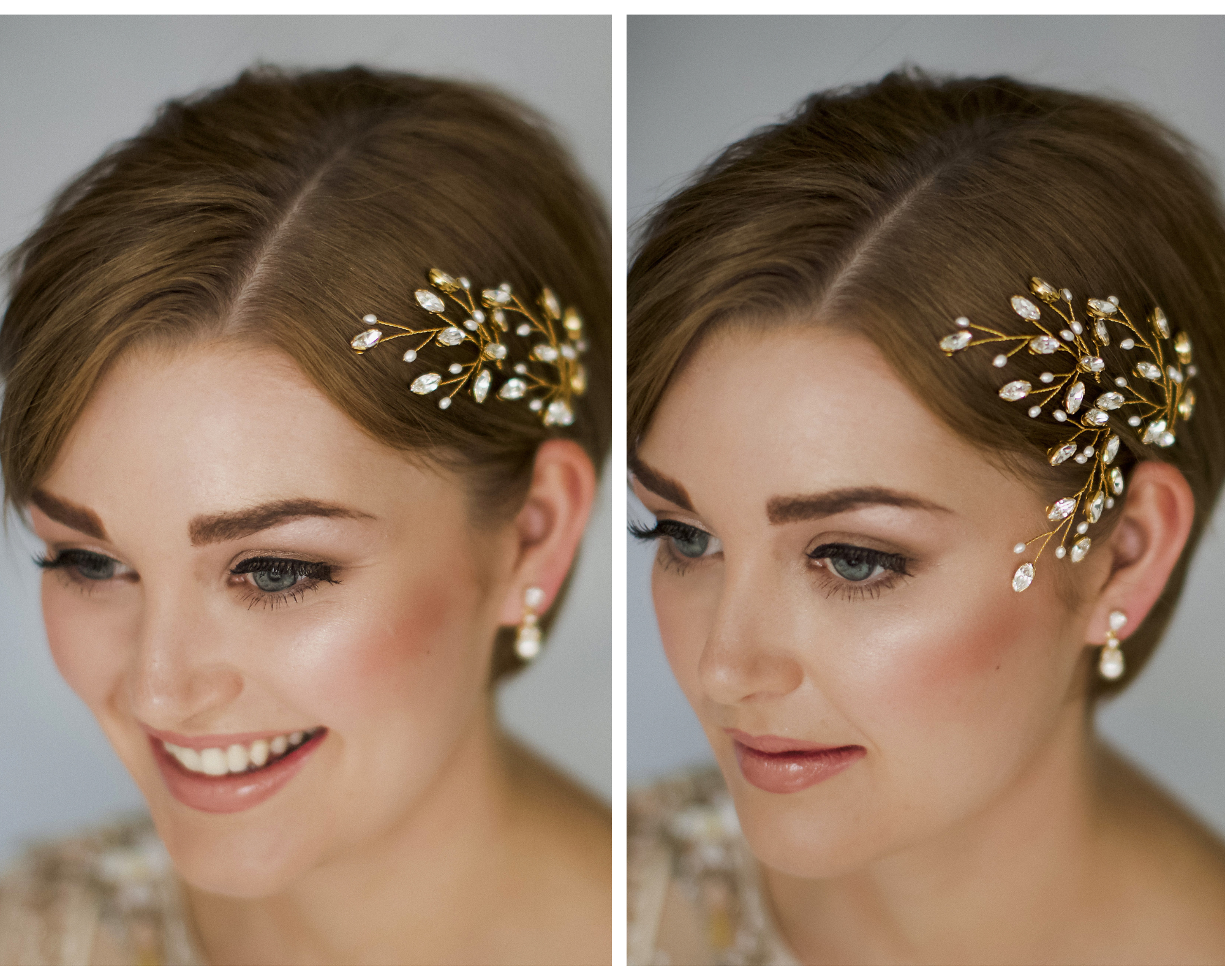 bridal accessories for short hair - ideas for 12 different styles