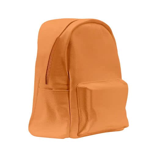 Mochila em Couro Caramelo