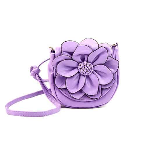 Bolsa Tiracolo Flor Lilás