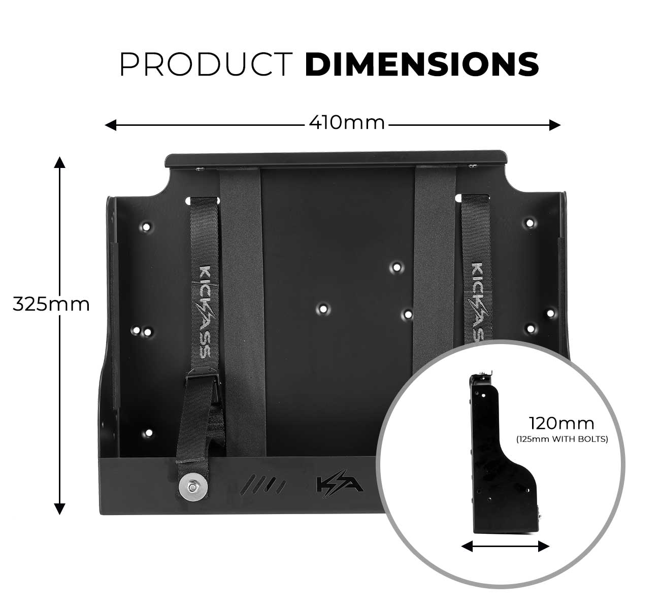 KickAss 170AH Slim Battery Tray