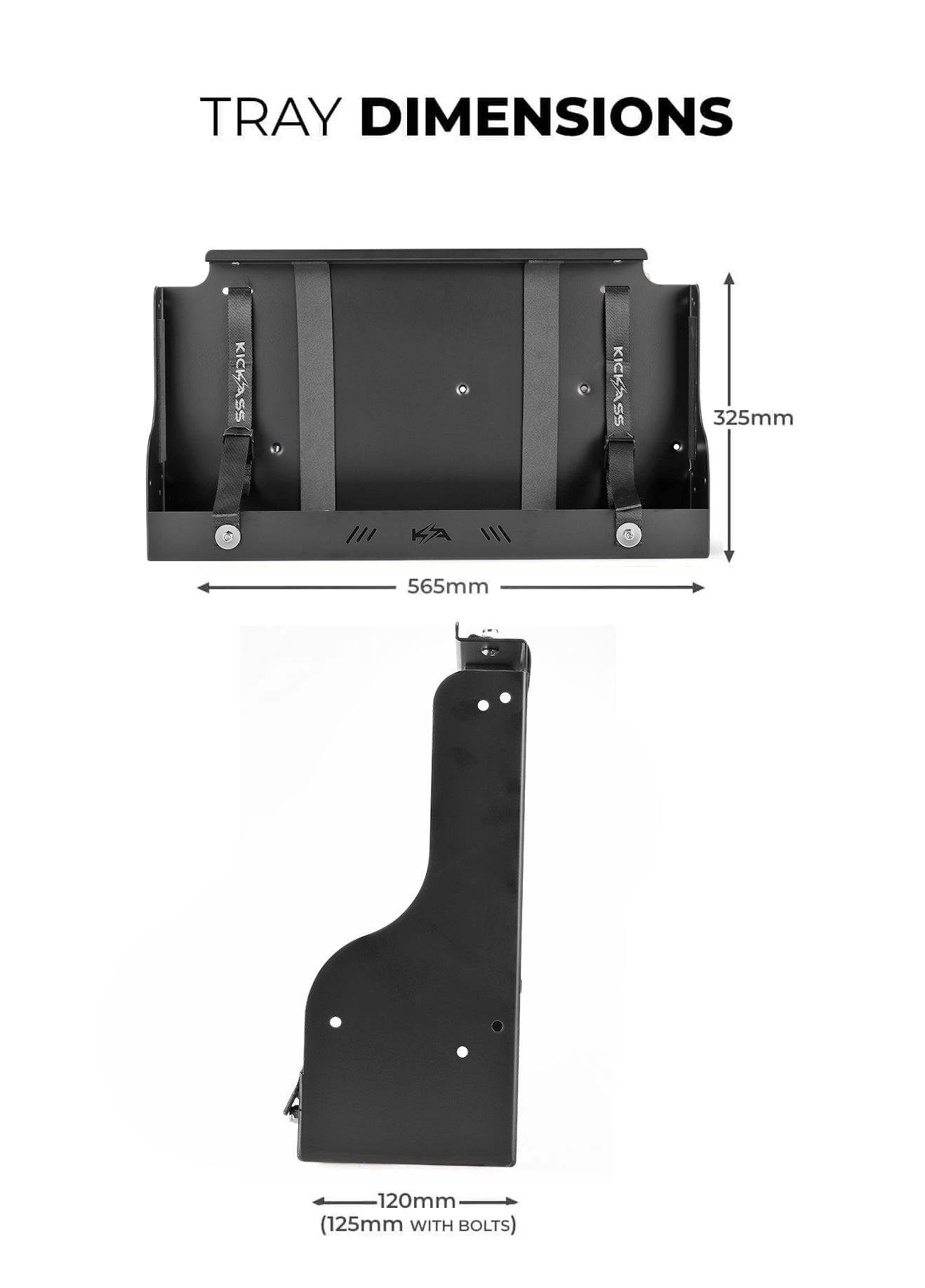 KickAss 170AH Slim Battery Tray