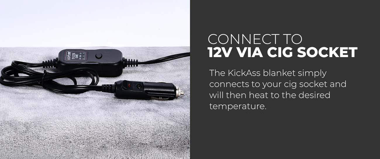 KA12VBLANKET - KickAss 12v Electric Blanket