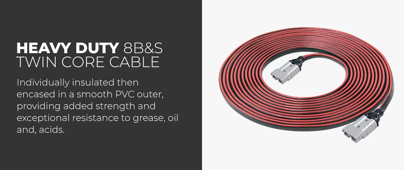 KickAss 8B&S 10 Metre Extension Lead With Anderson Style Connectors