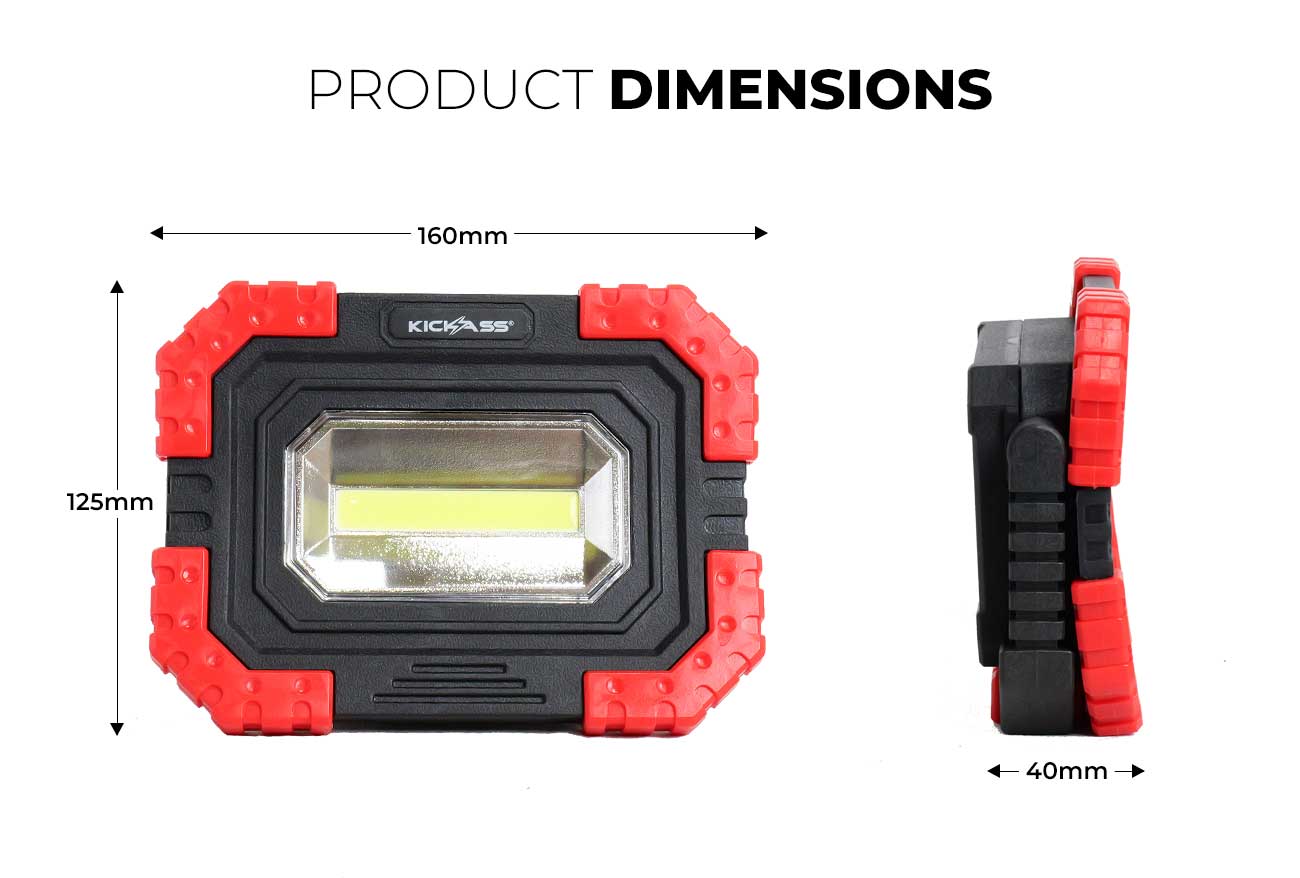 KickAss Rechargeable Folding LED Work Light