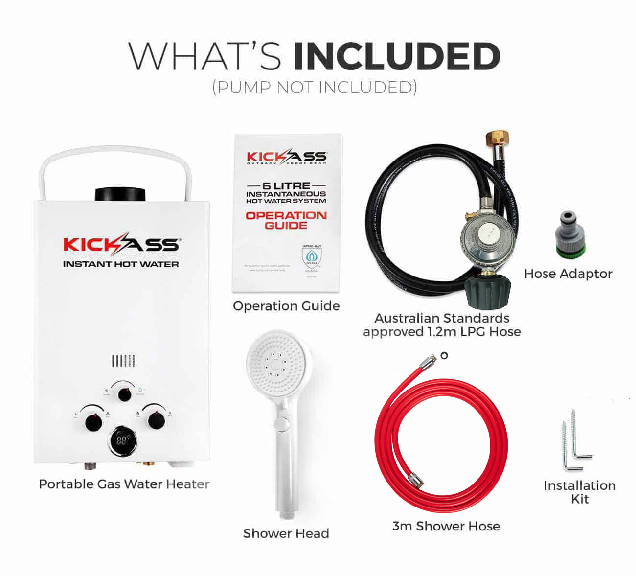 KAHWSGAS8_6 - KICKASS Instant Gas Hot Water System