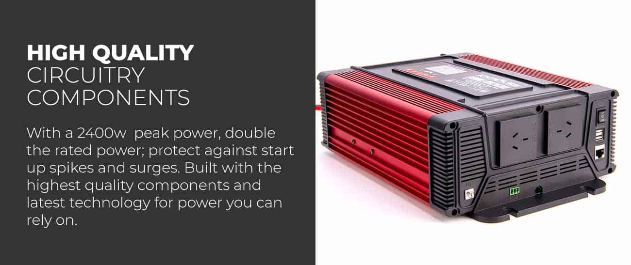 KICKASS 1200W Pure Sine Wave Digital Inverter 