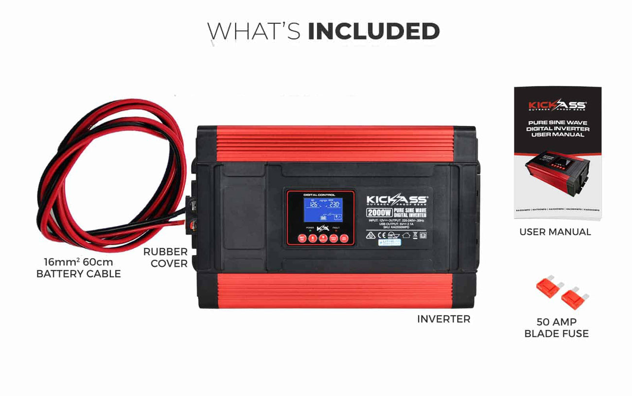 2000W Pure Sine Wave Digital Inverter