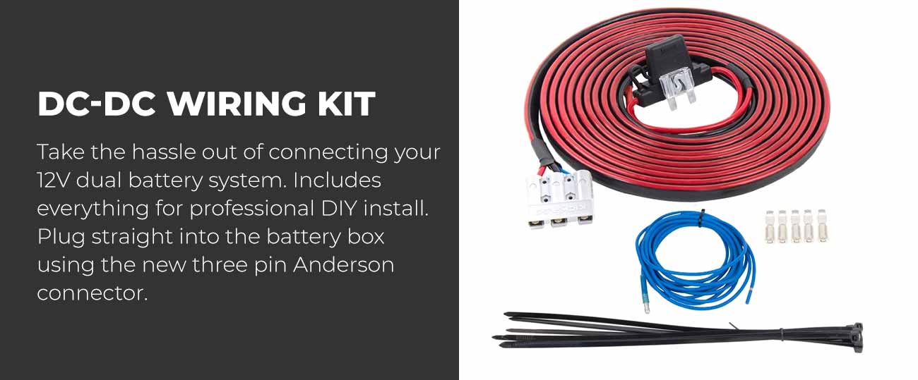 Portable Battery Box Power Station with Integrated 25A DCDC Charger