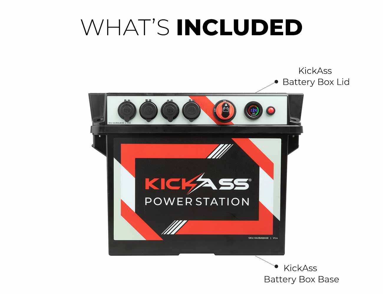 KickAss Portable Battery Box Power Station