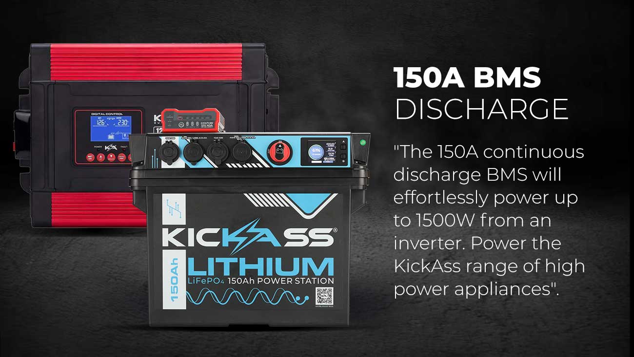 KickAss 150Ah Lithium Power Station with 40A DCDC Charge