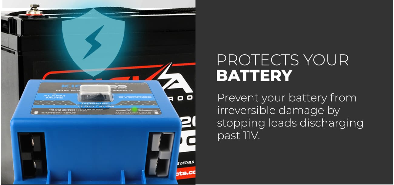 KickAss Low Voltage Disconnect LVD with Inline Fuse Success