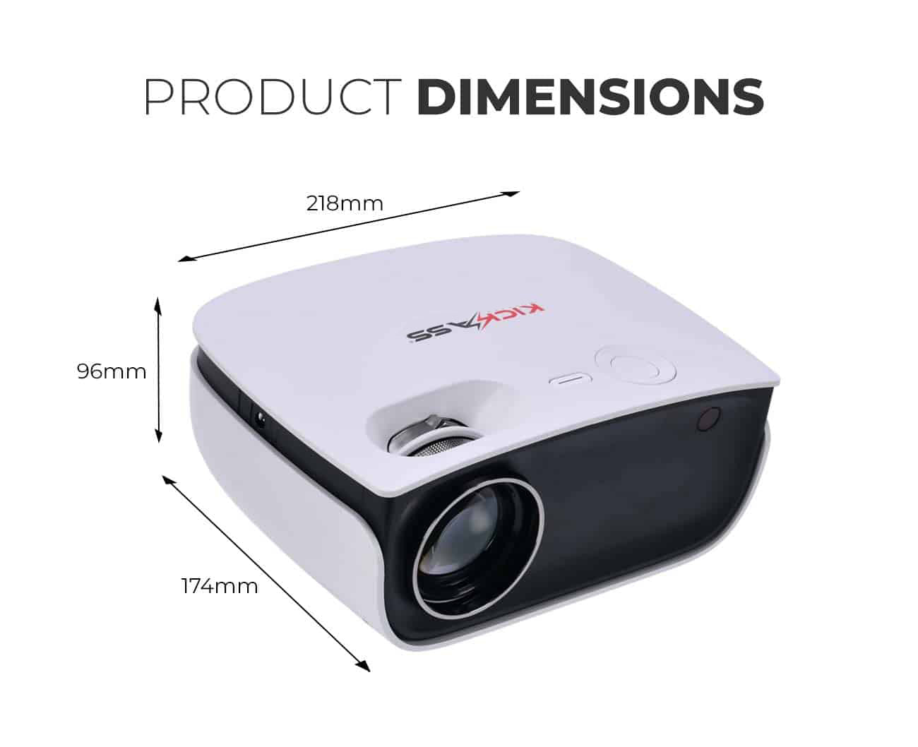 12V Portable Outdoor Cinema Projector