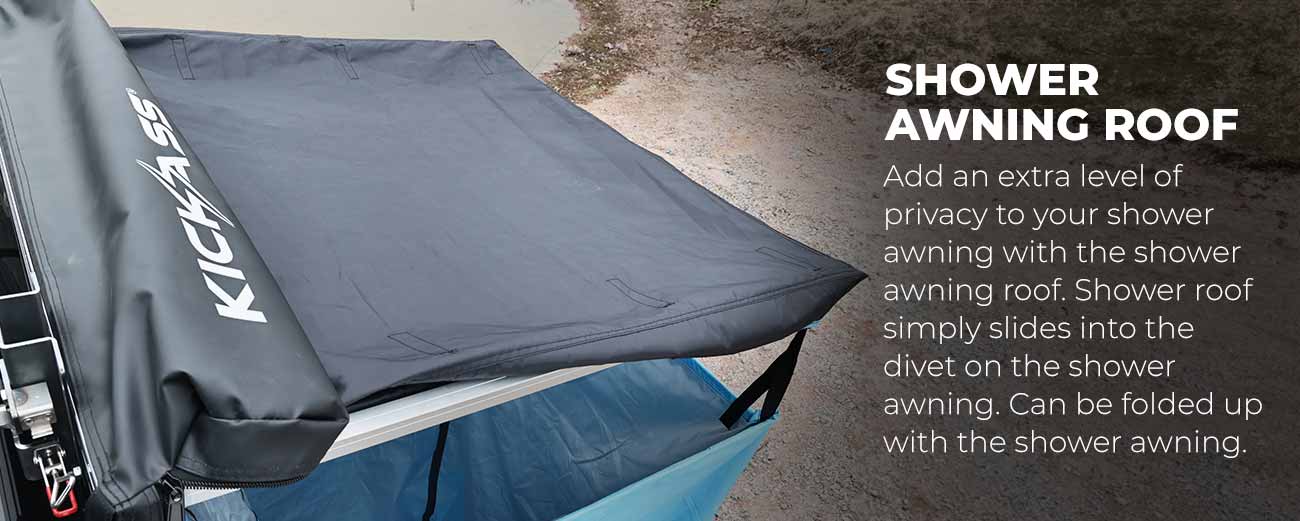KickAss Premium Shower Tent Blue