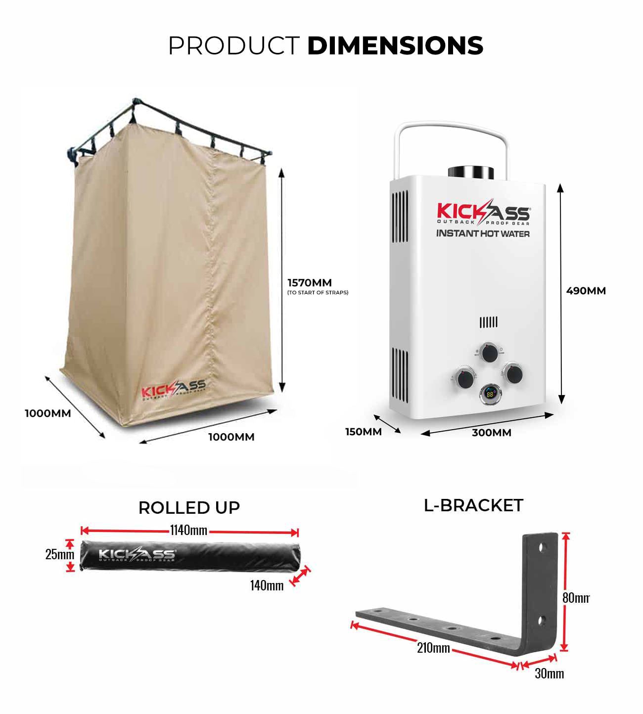 KAHWSGAS8_6 - KICKASS Instant Gas Hot Water System