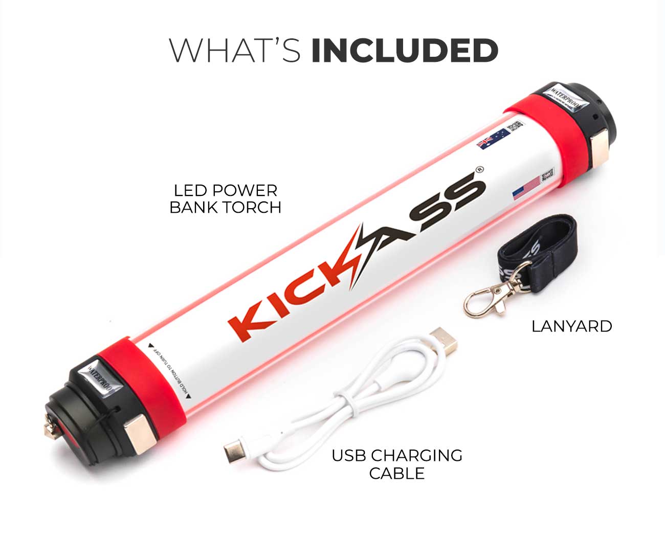 Torch Light Large Power Bank Rechargeable