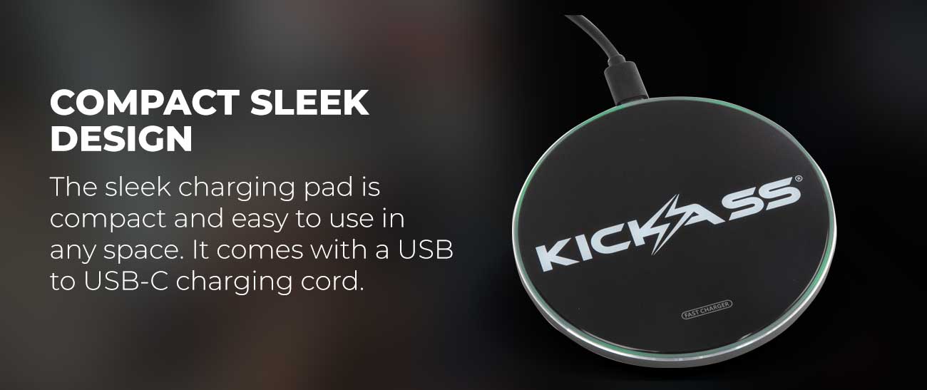 KickAss 15W Wireless Charging Pad