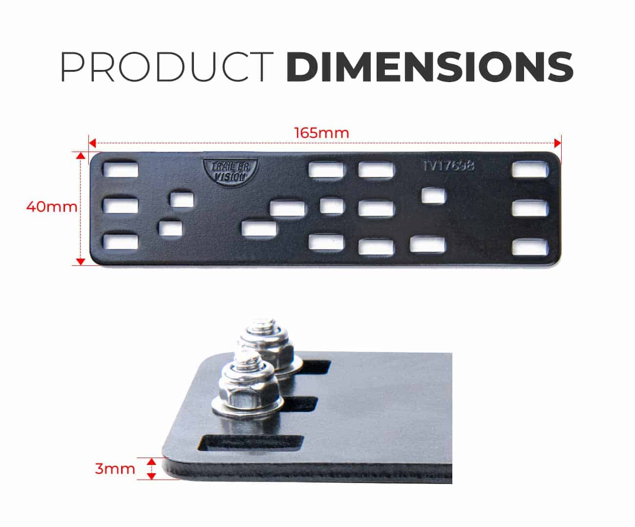 TV-17698 - Multi Mounting Bracket for Anderson and Trailer Plugs