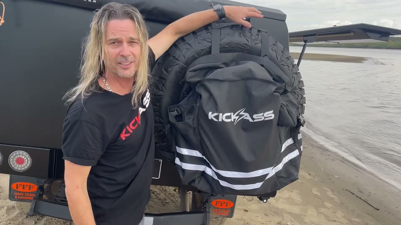 Watch Video of KickAss Spare Wheel Bag
