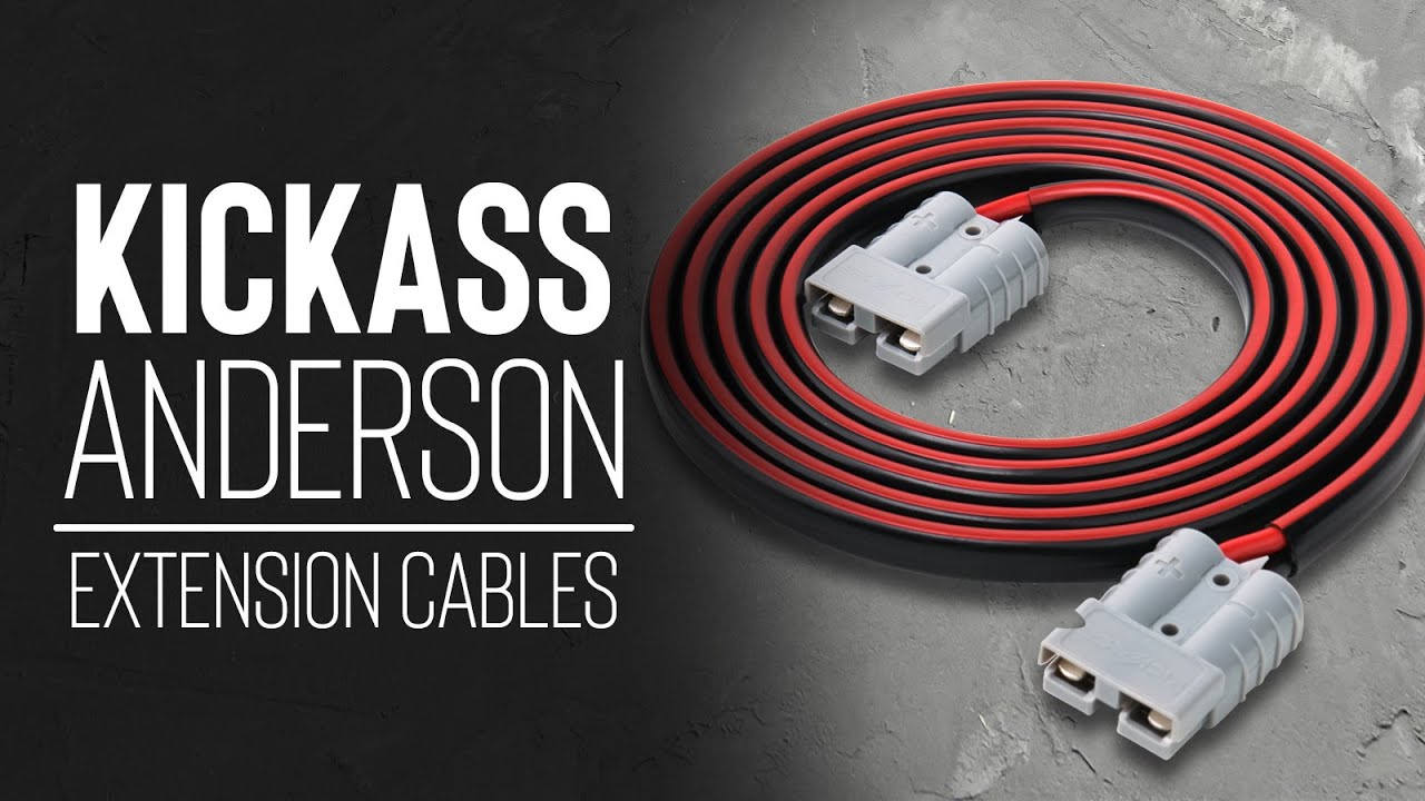 Watch Video of KickAss 8B&S 10 Metre Extension Lead With Anderson Style Connectors