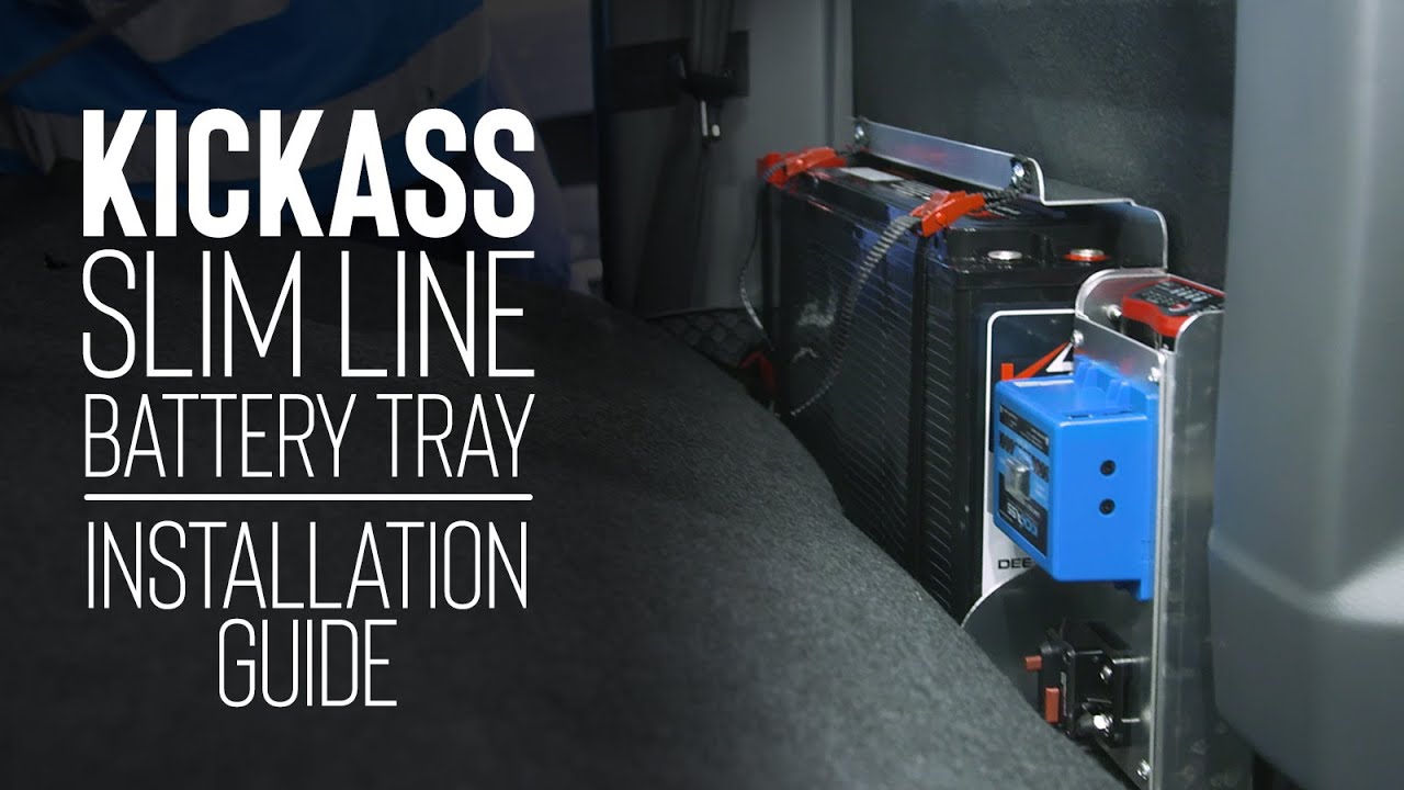 Watch Video of KickAss 170Ah Slimline Battery Tray & Accessory Panel