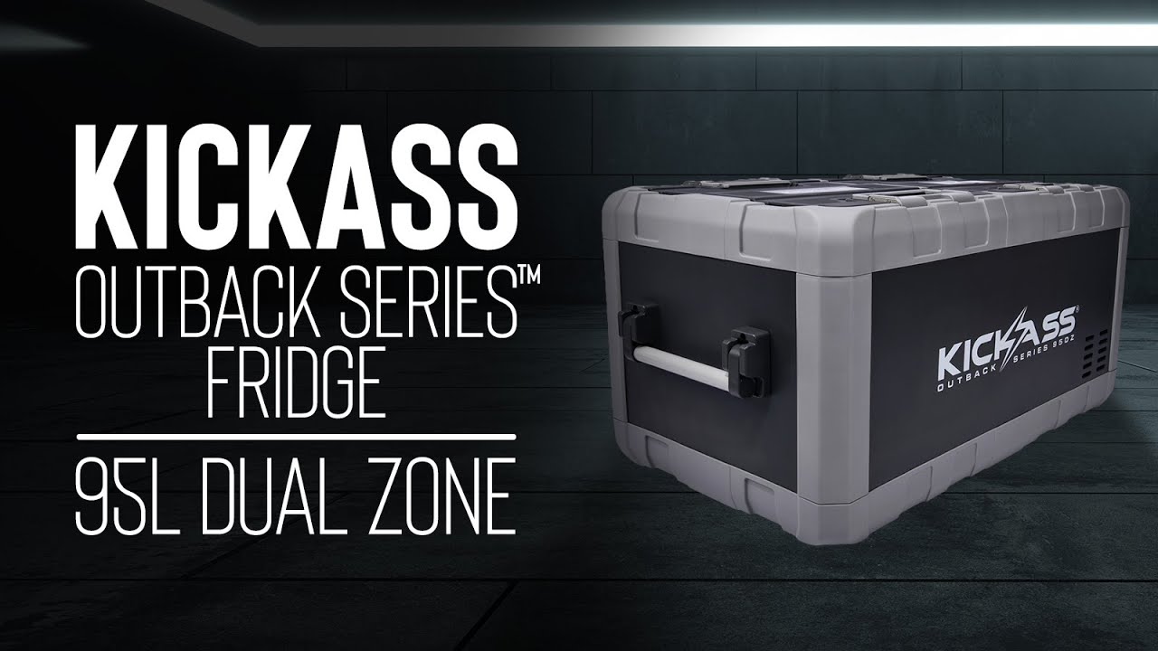 Watch Video of KickAss Outback Series 95L Dual Zone Portable Fridge/Freezer