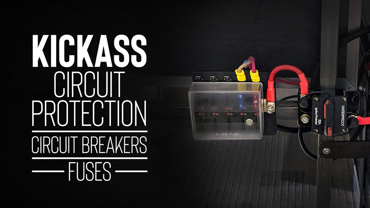 Watch Video of KickAss 12V HiAmp 50A Manual Reset Circuit Breaker