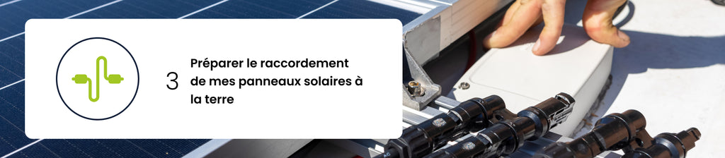 raccordement panneaux solaires