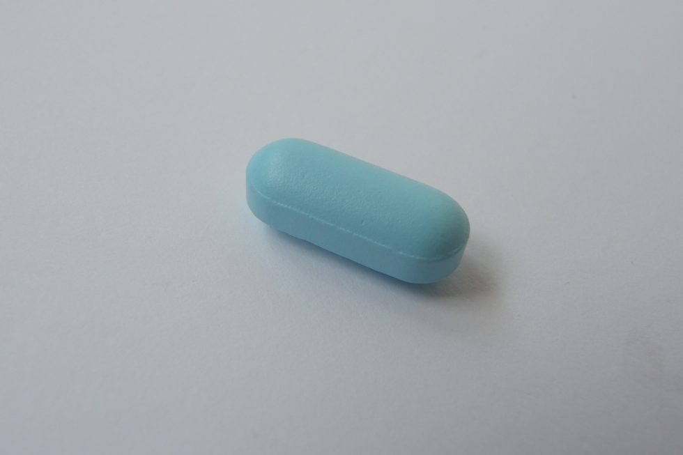 A blue pill