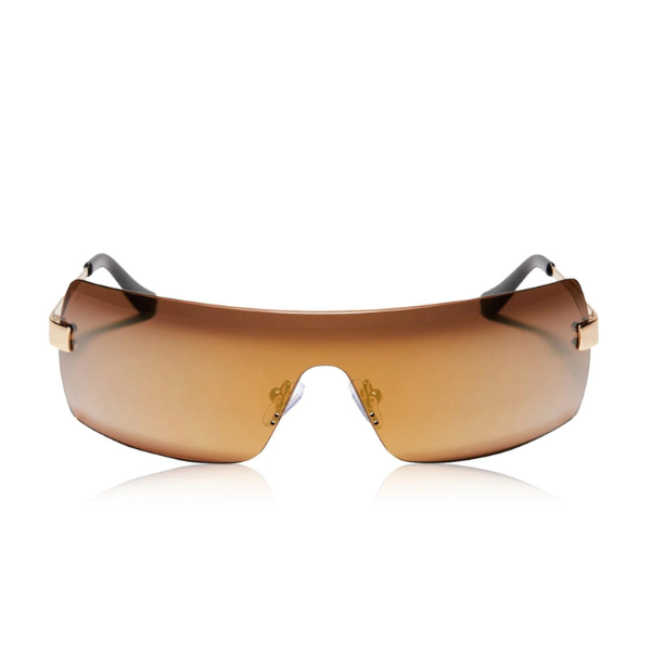 Dime Optics 'Meredith' Shield Sunglasses | Mane Addicts