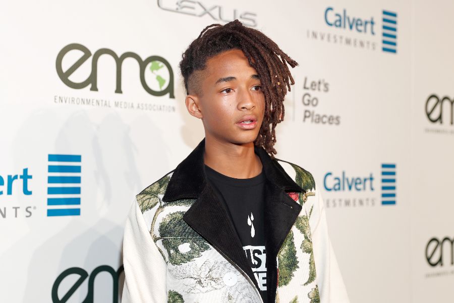 Environmental Media Association Hosts Its 26th Annual EMA Awards Presented By Toyota, Lexus And Calvert - Red Carpet BURBANK, CA - OCTOBER 22: Actor Jaden Smith attends the Environmental Media Association 26th Annual EMA Awards Presented By Toyota, Lexus And Calvert at Warner Bros. Studios on October 22, 2016 in Burbank, California. (Photo by Rich Polk/Getty Images for Environmental Media Association) long hairstyles for men