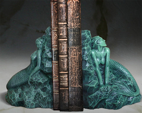 mermaid bookends