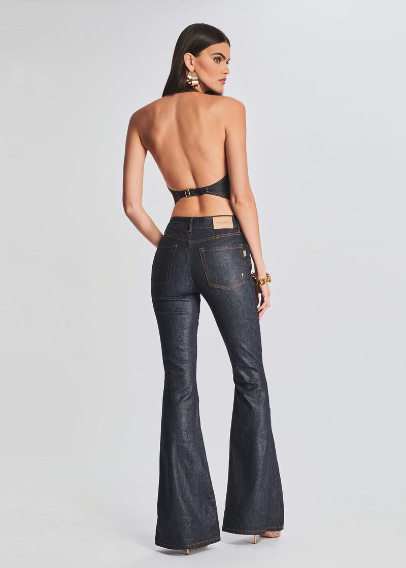 Moore Mid-Rise Flare Jeans