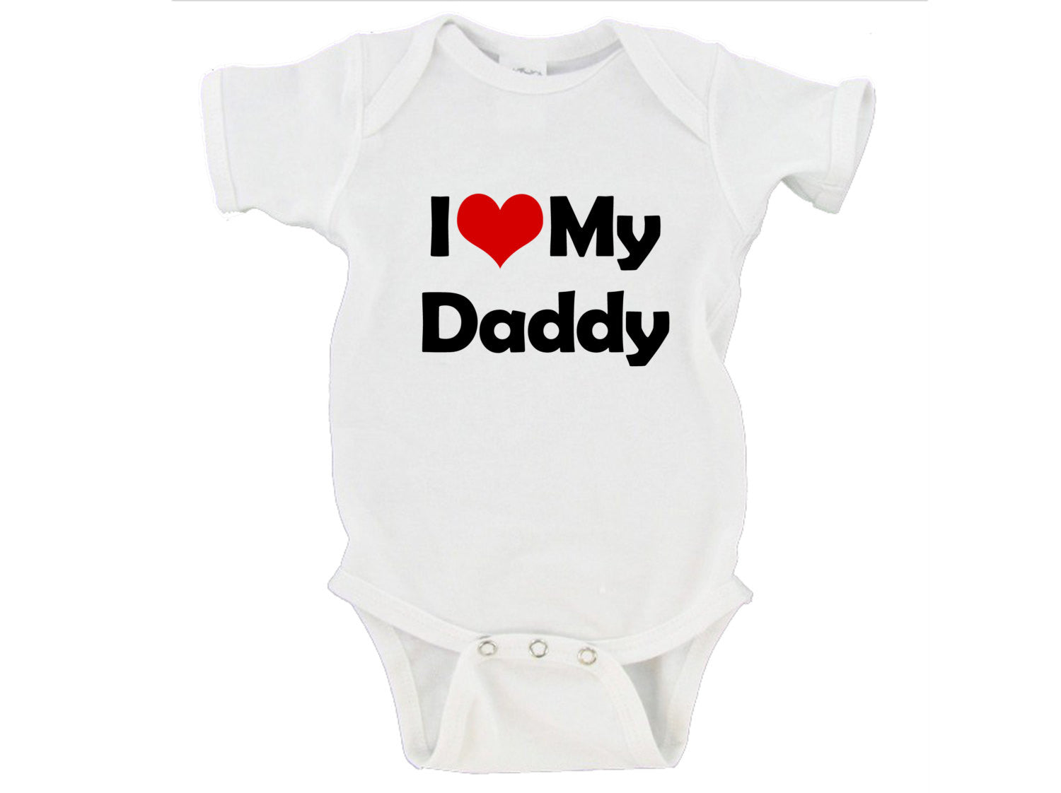 i heart daddy onesie