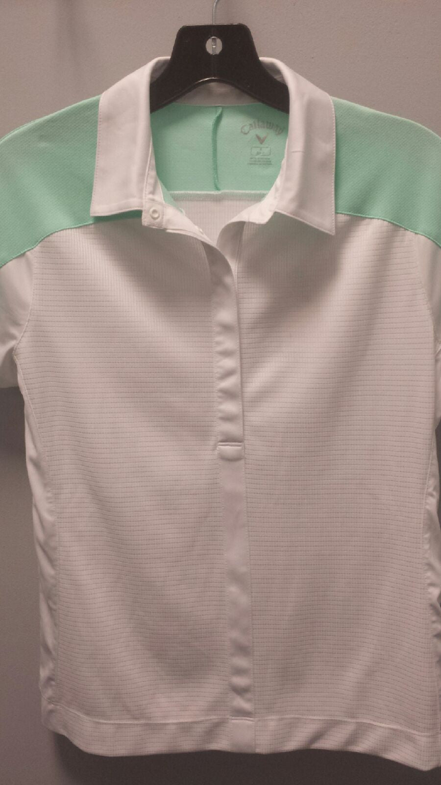 Callaway Women's Snap Front Short Sleeve Polo BFSK0062