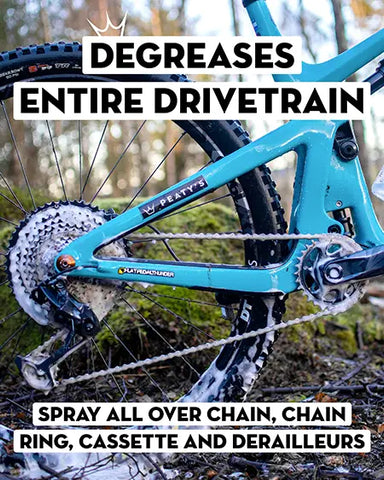 degreases entire drivetrain